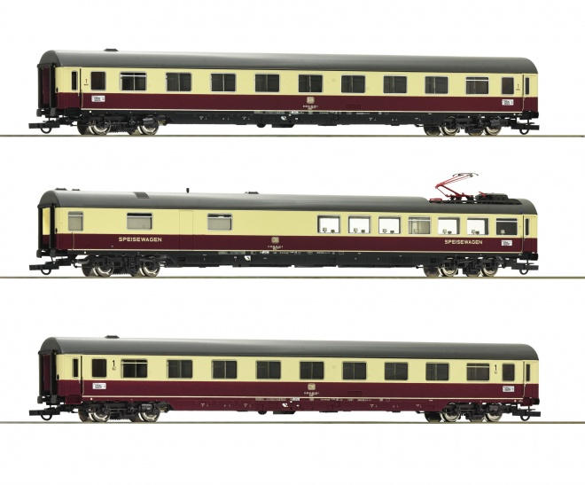 Set of 3 Passenger cars of TEE 26/27 Erasmus (Set 1)<br /><a href='images/pictures/Roco/Roco-74122.jpg' target='_blank'>Full size image</a>